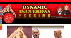 Desktop Screenshot of decuerdaseskrima.com