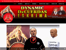 Tablet Screenshot of decuerdaseskrima.com